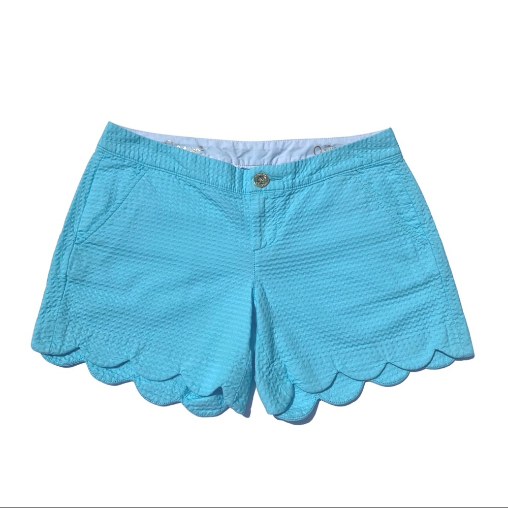 Lilly Pulitzer Blue Buttercup Shorts 0